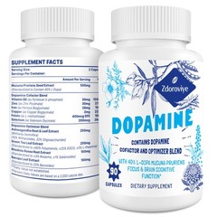Dopamine Supplements for Men and Women – Contains 500mg Mucuna Pruriens Extra…