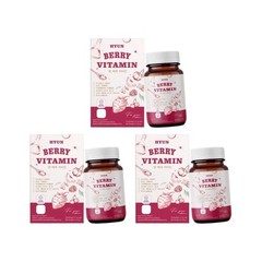 3x Hyun Berry Vitamin Dietary Supplement Skin Nourishing 30capsules/bottle