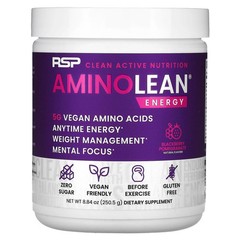 2 X RSP Nutrition, AminoLean Energy, Blackberry Pomegranate, 8.84 oz (250.5 g)