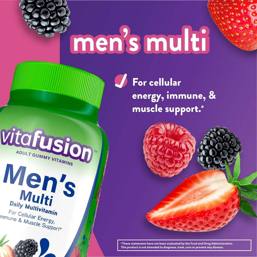 Delicious Daily Health Support Multivitamin Supplement with Non-Gmo Potency !