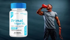 Primal Vigor XL Support Vitamin Maximum Strength Supplement for Men 120 Capsules