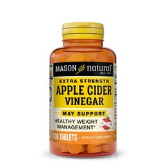 Mason Natural Apple Cider Vinegar-Supports Healthy Weight Management-100 Tablet