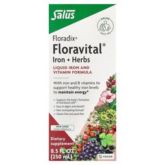 2 X Floradix, Floravital� Iron + Herbs, 8.5 fl oz (250 ml)