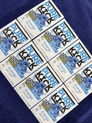 Pure Kick ENERGY Jolly Rancher Blue Raspberry Drink Mix 48 Singles to Go 0 SUGAR