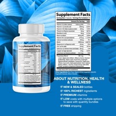 Lutevid- Eye Health Dietary Supplement- Vision Support with Lutein- 5 Bottles