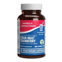 ANABOLIC LABORATORIES CRAN-MAX CRANBERRY UNINARY TRACT SUPPLEMENT- 30 CAPSULES