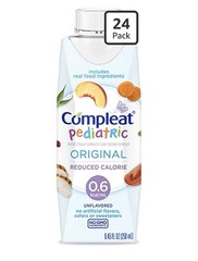 24 Nestle Compleat Pediatric original reduced calorie 0.6 8.45 FL oz.