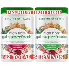 Genuine Health Gut Superfoods+ High Fibre 2-Pack 42 Servings 273g + 229g