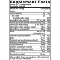Delicious Daily Health Support Multivitamin Supplement with Non-Gmo Potency !