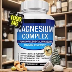 1~5x Magnesium 8 in 1 Complex 1000mg & Blood Sugar Blend Supplement Combo