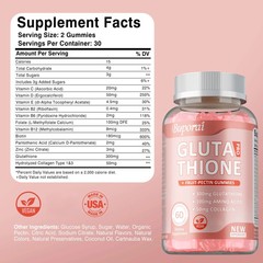 Glutathione 120pcs – Hair, Skin and Nails Health, Antioxidant, Reduce Fine Lines