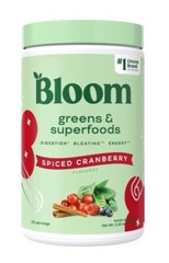 BLOOM Greens + Superfoods Powder Spiced Cranberry 25 servings