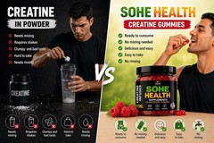 SOHE HEALTH CREATINE GUMMIES – 0.18oz CREATINE MONOHYDRATE PERSERVING,,