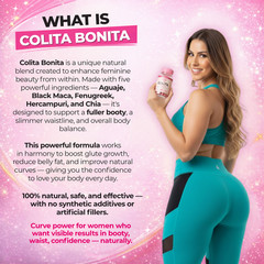 HUGE BOOTY & Waist Sculpt: 100% Natural Aguaje, Black Maca & Fenugreek – 1 Mont