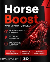 Horse Boost Mens Health Support Dietary Supplement 30 Capsules