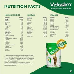 Vidaslim Meal Replacement Protein Health Shake for Weight Control for Women Men