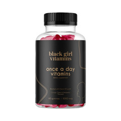 Black Girl Vitamins Once A Day – Daily Multivitamin for Women – 60 Gummies
