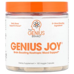 2 X The Genius Brand, Genius Joy�, 100 Veggie Capsules
