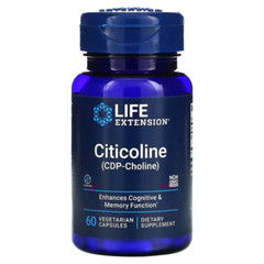 Life Extension Citicoline (CDP-Choline) 250mg 60 capsules