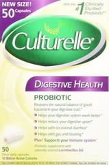 Culturelle Digestive Probiotic 50 Count Capsules – EXP 08/27