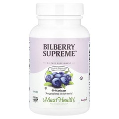 2 X Maxi Health, Bilberry Supreme�, 60 Maxicaps