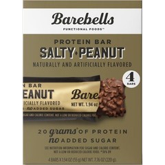 Salty Peanut High Protein Bars 20g Protein 1.9oz 4 Count Snack