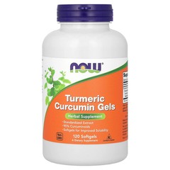 2 X NOW Foods, Turmeric Curcumin Gels, 475 mg, 120 Softgels