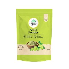 Organic India Amla Powder, 200g, Whole Hera, Improves Immunity, Boosts f/s