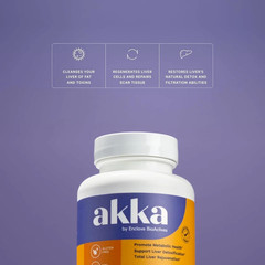 AKKA Premium Liver Cleanse Detox & Repair Superbiotic Gut Wellness, Milk Thistle