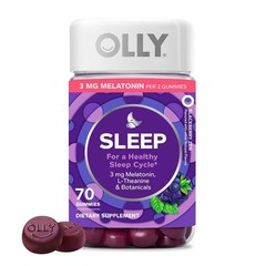 Melatonin Sleep Aid Gummies 3mg L Theanine Chamomile Sleep Support Supplement