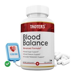 Advanced Formula Blood Sugar Support Glucose Metabolism Supplement 120 Capsules