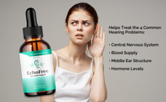 (2 Pack) EchoFree Ear Drops For Tinnitus Supports, Ear Relief & Healthy Eardrum