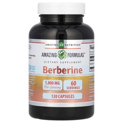 2 X Amazing Nutrition, Berberine, 120 Capsules (500 mg per Capsule)