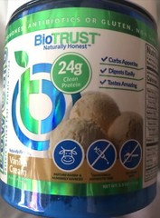 Bio Trust Low Carb 24g Clean Protein Vanilla Cream NET WT 5.3 OZ