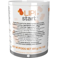VITAFLO LIPIstart Unflavored Powder Formula 400g (14.1 oz) 50205 Case of 6 Cans