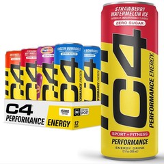 C4 Energy Drinks Variety Pack, Sugar Free Pre Workout Performance Drink With No