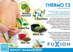 NEW-Fuxion Thermo T3-Thermogenic fat burner weight loss drink-2 bag- 56 stick