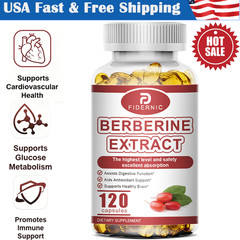 Berberine Plus HCL 1200mg | 120 Capsules High Quality Extract