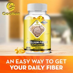 3-in-1 Psyllium Fiber Supplement 2100mg – Gut and Heart Health,Digestive Support