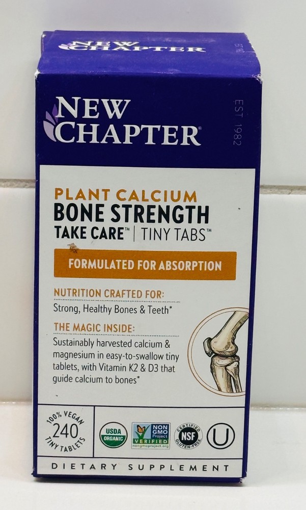 Chapter Bone Strength Take Care Tiny Tabs 240 Tablets Exp 03/2027 Brand New