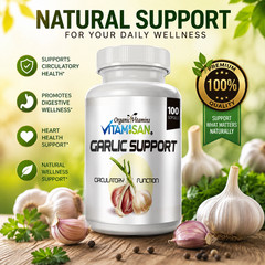 5000mg Garlic Oil 100 Rapid Release Softgels Capsules 5000 Extract organic caps
