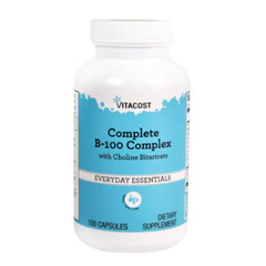 Vitacost Complete B-100 Complex — 100 Capsules 4/2027