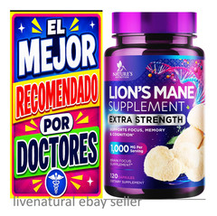 Capsulas De Hongo Suplemento De Melena De Leon (Suministro Para Dos Meses) -120C