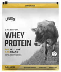 Levels Grass Fed Whey Protein, Vanilla Bean, 5.64 lbs