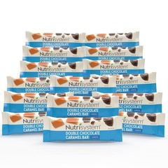 Nutrisystem for Weight Loss, Double Chocolate Caramel Bar Pack 10g Protein 15 Ct