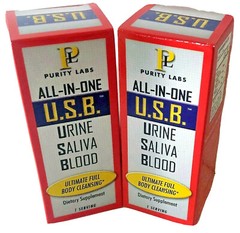 Purity Labs – U.S.B. ALL-IN-ONE Full Body Cleanse *x2 Bottles* **Free Shipping**