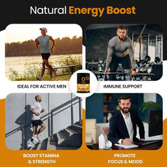 Testosterone Booster for Men T-BOOSTER Enhance Muscle Size Energy 3RD PARTY TEST