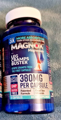 Magnox Leg Cramps Buster 380mg Magnesium 60 Capsules Muscle Spasms Exp 3/2028