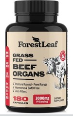 ForestLeaf Beef Organ Supplement – Grass Fed & Pasture Raised – Total Body 180ct