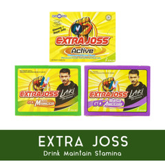 3Box Extra Joss (Active Mango Grape) Herb Gingseng Energy Drink Maintain Stamina